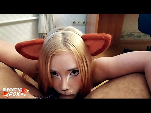 ❤️ Kitsune ਉਸ ਦੇ ਮੂੰਹ ਵਿੱਚ ਡਿਕ ਅਤੇ ਕਮ ਨਿਗਲ ਸੁਪਰ ਪੋਰਨ ﹏